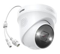 ZOSI 4K 8MP Caméra de Surveillance PoE, Détection de Personne/Véhicule/Colis et Animaux, Alarme Sonore et Lumineuse