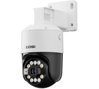 ZOSI 4K 8MP Caméra Surveillance Extérieure PoE, Caméra IP Pan 355° Tilt 140°, Suivi Automatique, Détection de Véhicule/Animal