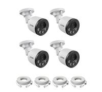 ZOSI 4K 8MP Caméra Surveillance PoE Fonctionne avec NVR PoE de même Marque | Détection IA Personnes et Véhicules Vision Nocturne Couleur Audio Bidirectionnel Caméra Supplémentaire pour Système Existant