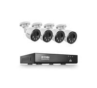 ZOSI 4K 8CH Kit Vidéo Surveillance PoE pour Extérieure, Caméra IP PoE 8MP avec 8CH 8MP NVR, Détection de Personne, et Alerte Instantanée, Accès à Distance, Vision Nocturne et Enregistrement 24/7