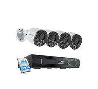 ZOSI 5MP Kit Caméra de Surveillance PoE Audio NVR H.265+ 8CH 5MP 500GB