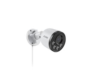 ZOSI C180 4MP 2.5K Caméra PoE Supplémentaire pour NVR PoE de Même Marque | Détection IA de Personne Enregistrement audio Vision Nocturne Couleur Alerte Instantanée et App Gratuite