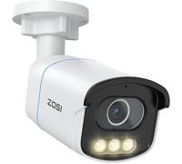 ZOSI C186 3K AuroraLux Caméra Surveillance Extérieure PoE avec Vision Nocturne Tout Couleur Via Technologie AI-IPS