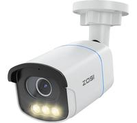 ZOSI C186 PoE Caméra IP de sécurité, Aurora Lux True Color vision nocturne, diaphragme F10, C186 PoE