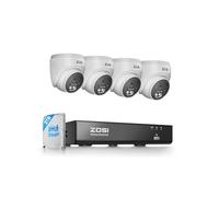 ZOSI C220 4K 8MP Kit Caméra de Surveillance Extérieure PoE NVR 8CH 2TB