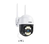 ZOSI C289 PTZ Plug-in Caméra de Surveillance WiFi Pan 355°& Tilt 140°