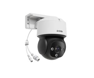ZOSI C290 4K Caméra IP PoE Add-on 8MP Intérieur/Extérieur, Détection Intelligente Personne/Visage/Véhicule, Suivi Automatique, Vision Nocturne, Fonctionne avec Le NVR PoE de la Même Marque