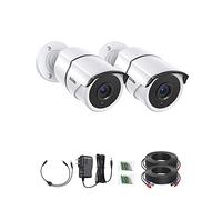 ZOSI Caméras de sécurité 1080p 2.0MP étanches pour intérieur et extérieur - Dôme blanc jour nuit - Compatible avec systèmes de vidéosurveillance analogique 720p/1080N/1080p/5MP/4K HD-TVI AHD CVI