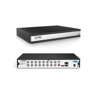 ZOSI DVR Hybride 4-en-1 16 Canaux 1080P sans HDD, Détection IA | DVR 16ch 4-en-1 compatible TVI/AHD/CVI/CVBS, 1080P, détection IA, visionnage distant, zones de mouvement personnalisées