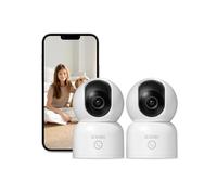ZOSI Pack 2 C518 Caméra IP WiFi Intérieur 2MP PT pour Vidéo Surveillance