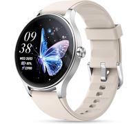 ZOSKVEE Montre Connectée, 41mm Fitness Tracker, Répondre/Faire des Appels, 1,27" Smartwatch Numérique avec Moniteur de Fréquence Cardiaque/Stress/Sommeil, AI Voice, Calculatrice, Calendrier