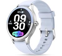ZOSKVEE Montre Connectée, 41mm Fitness Tracker, Répondre/Faire des Appels, 1,27" Smartwatch Numérique avec Moniteur de Fréquence Cardiaque/Stress/Sommeil, AI Voice, Calculatrice, Calendrier