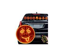 Zosppei Lumière de doigt et lumière d'expression pour voiture,Lumière de geste pour s'exprimer,Panneau LED de rage pour voiture,2 en 1