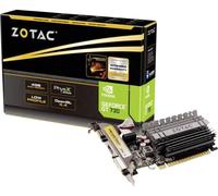 Zotac Carte graphique Nvidia GeForce GT730 4 GB RAM DDR3 PCIe x16 HDMI™, DVI, VGA profil bas, refroidissement passif