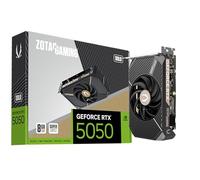 ZOTAC Gaming GeForce RTX 5050 Solo DLSS 4 8 Go GDDR6 128-bit 20 Gbps PCIE 5.0 Carte Graphique de Jeu Super compacte prête pour SFF, ZT-B50500G-10L