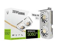 ZOTAC Gaming GeForce RTX 5060 Ti 16 Go Twin Edge OC White Edition DLSS 4 16 Go GDDR7 128 bits 28 Gbps PCIE 5.0 Carte graphique de jeu, refroidissement IceStorm 2.0, SFF-Ready, ZT-B50620Q-10M