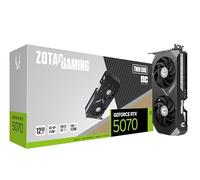 ZOTAC Gaming GeForce RTX 5070 Twin Edge OC DLSS 4 12 Go GDDR7 192 Bits 28 Gbps Carte Graphique Gaming PCIE 5.0, Refroidissement IceStorm 2.0, prêt SFF, ZT-B50700H-10A