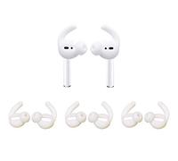 Zotech Lot de 3 paires de crochets d'oreille pour AirPods compatibles avec Apple AirPods 1 et 2 ou EarPods (blanc)