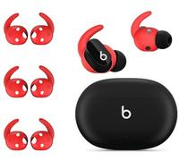 Zotech Lot de 3 paires d'embouts antidérapants en silicone pour écouteurs Beats Studio Buds (non compatibles avec étui) Rouge