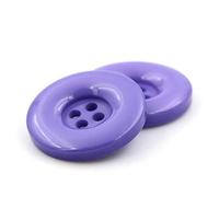 ZoTuoART Boutons Ronds en résine à 4 Trous, pour remplacer Les Boutons de Vestes, Costumes, Chemises, Jeans, Pantalons et Accessoires de Couture DIY, 25mm/1.0''-20Pcs, Violet Clair