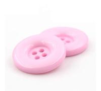 ZoTuoART Boutons Ronds en résine à 4 Trous, pour remplacer Les Boutons de Vestes, Costumes, Chemises, Jeans, Pantalons et Accessoires de Couture DIY, 38mm/1.5''-10Pcs, Rose