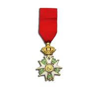 ZoTuoART Empereur Napoléon de France Légion d'honneur - HONNEUR ET PATRIE - Médaille du régiment chevalier senior - Broche unique fantaisie, Fer