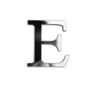 ZoTuoART Lettres Miroir en Acrylique 3D épais de 20 cm - Grande Taille - Autocollants muraux de sécurité - Lettre E