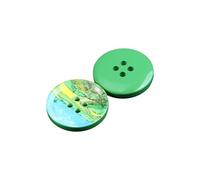 ZoTuoART Lot de 10 boutons ronds en résine pour peinture à l'huile - Van Gogh Monet impressionniste - Boutons à coudre - Boutons de rechange pour travaux manuels - Champ de blé - 30 mm