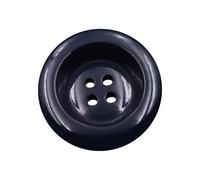 ZoTuoART Lot de 10 boutons ronds multicolores en résine - 4 trous - Boutons de rechange - Couleur bonbon - Décoration artisanale - Accessoires de vêtements - Bleu marine - 28 mm