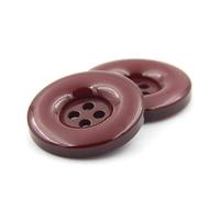 ZoTuoART Lot de boutons ronds en résine à 4 trous multicolores de 1,5 à 3,8 cm pour manteaux, chemises, jeans, pantalons, vêtements