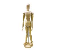 ZoTuoART Mannequin articulé en bois de 11,4 à 40,6 cm avec support - Modèle d'esquisse pour la décoration de la maison et les artistes - 14 cm