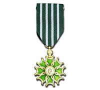 ZoTuoART Ordre des Arts et des Lettres (Copie) - Le Chevalier de l'Ordre des Arts et Lettres en France - Médaille Commandeur Officier Chevalier Badge Fantaisie Or