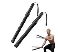 ZOUBAOQ Lot de 2 cordes de combat professionnelles sans corde, équipement de fitness portable, bâton d'entraînement, barre à ressort pour intérieur et extérieur, maison, salle de sport