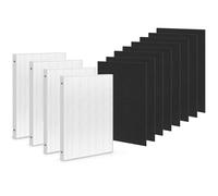 Zouhwaso Aera Max 300 Filtre HEPA de rechange compatible avec Fellowes AeraMax 290 300 DX95 Air Puri-fier True HEPA Filtre à air, compatible avec AP-300PH HF-300 Part #9287201, 4 x H13 True HEPA + 8