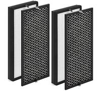 Zouhwaso Filtres de rechange PU4020 compatibles avec Rowenta Intense Pu-re Air PU4020 Puri-fier modèle PU4020F1 PU4010 PU4015 PU4025, 2 x XD6074 H13 HEPA et 2 x XD6065 Acti-vated Car-bon Filter