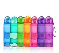 ZOUNICH Bouteille eau Bouteille sport 1l/700ml/500ml/400ml réutilisable Plastique filtrante Anti Fuite sans bpa Gourde Eau pour gym, sport,camping,voyage,fitness Idéale pour Enfant, Adulte