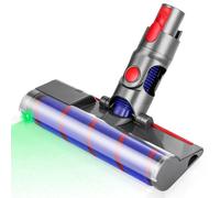 Zounin Brosse Compatible avec Aspirateur Dyson V7, V8, V10, V11, V15 | Brosse Rotative Motorisée Électrique Turbo avec LED, Accessoire Tête d'aspirateur, pour Sols Durs et Moquettes