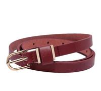 ZouoYYii Ceinture En Cuir Slim Pour Femmes, Couleur Unie, Ornement De Taille Ou De Hanches, Ceinture De 1.5Cm De Large, Pour Dames Et Filles