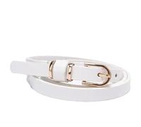 ZouoYYii Ceinture En Cuir Slim Pour Femmes, Couleur Unie, Ornement De Taille Ou De Hanches, Ceinture De 1.5Cm De Large, Pour Dames Et Filles