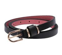 ZouoYYii Ceinture En Cuir Slim Pour Femmes, Couleur Unie, Ornement De Taille Ou De Hanches, Ceinture De 1.5Cm De Large, Pour Dames Et Filles