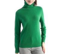 ZouoYYii Pull à col roulé en laine pour femme - Automne et hiver - Chaud - Manches longues - Pull tricoté, En8395, M