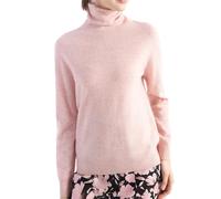 ZouoYYii Pull à col roulé en laine pour femme - Automne et hiver - Chaud - Manches longues - Pull tricoté, Pnnrk, L