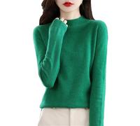 ZouoYYii Pull en laine pour femme - Pull tendance à col montant et manches longues pour l'automne et l'hiver, EN9, S
