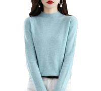ZouoYYii Pull en laine pour femme - Pull tendance à col montant et manches longues pour l'automne et l'hiver, Jiaen8, M