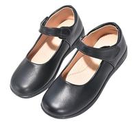 ZOUPREME Chaussure Princesse Fille Elsa Plates, Basket Enfant Costum Ballerines for Fête Spectacles Mariage (D3-Black,30)