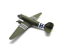 ZOUSANG Decorate Airplane 1/100 for C-47 DC3 Transport Aircraft Model Die Cast Metal Alloy Plane Static Scale Planes for Collection Or Gift (Size : C-47 D-Style)