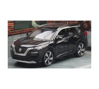 ZOUSANG Voitures d'exposition 1/32 pour X-Trail SUV miniature moulé sous pression, modèle de voiture très réaliste, convient pour offrir une collection ou un cadeau (noir)