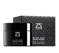 ZOUSZ Black Oud Deluxe Pommade pour hommes - Hair Wax enrichie en aloe vera et huile de ricin - Cire coiffante cheveux à tenue forte et brillance pour un fini nourri, maîtrisé et élégant - 47 g