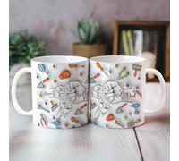 zouwii Tasse Papa, Tasse Fête Des Pères, Tasse Papa Imprimée Effet Gonflé 3D, Tasse Avec Noms D'enfants, Tasse Drôle Fête Des Pères, Bébé Enfant En Bas âge, Tasse Papa Avec Noms D'enfants