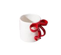 Zouxangzz Tasses en céramique mignonnes avec nœud papillon, tasses à café de haute qualité, tasses cœur pour filles, tasses élégantes et légères pour le bureau, la maison, le petit-déjeuner au lait